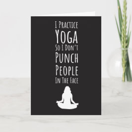 Cartões Modernos de Yoga Para Meditação Feminina