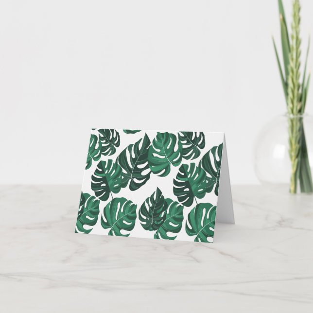 Cartões Monstera sem Texto (Frente)