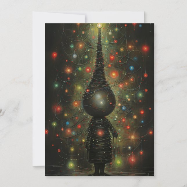 Cartões Natal Únicos - Cartão de Natal Imprimível (Frente)