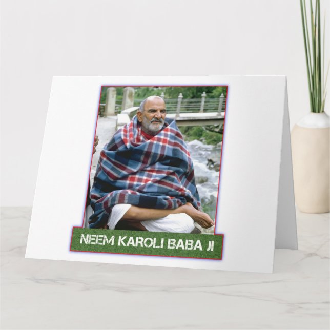 Cartões Neem Karoli Baba (Frente)
