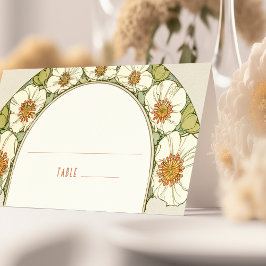 Cartões Nome Mesa Vintage Art Nouveau