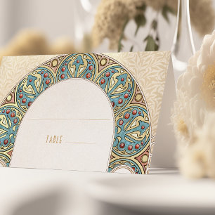 Cartões Nome Mesa Vintage Art Nouveau