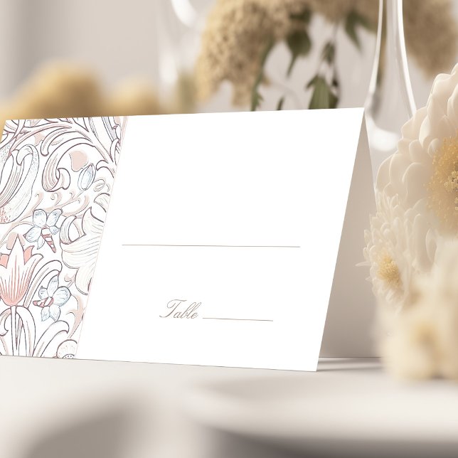 Cartões Nome Mesa Vintage Art Nouveau (Criador carregado)