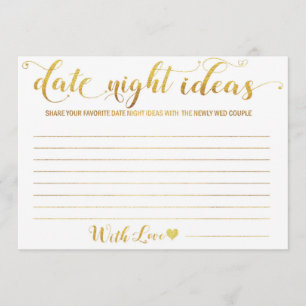 Cartões noturnos para Chá de panela noturno