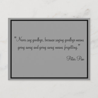 Cartões nunca digam adeus