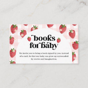 Cartões para Bebê Berry Sweet Enclosure Card