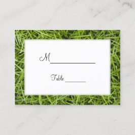 Cartões para casamentos de jardim de grama verde
