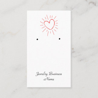 Cartões para joalharia e venda.