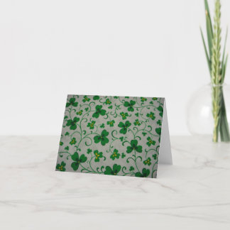 Cartões para notas de Shamrock