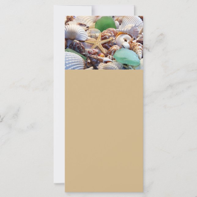 Cartões para pulso, Starfish & Sea Glass Rack (Frente)