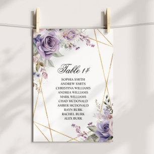 Cartões para Rosa de Casamento de Púrpura e Escamu