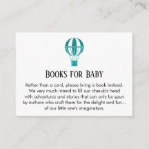 Cartões para Solicitação de Livro de Balões de Ar 