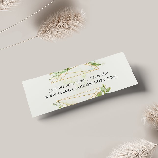Cartões para Website de Casamento de Terrarium | M (Criador carregado)