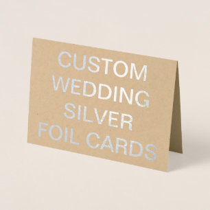 Cartões personalizados 7x5 Wedding feitos sob