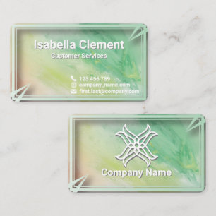 Cartões Personalizados da Paleta de Pastel