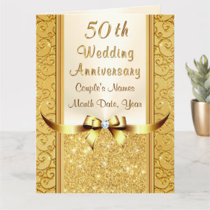 Cartões Personalizados de Aniversário de Bodas de