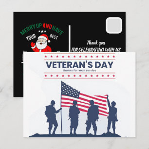 Cartões personalizados de Feliz Dia dos Veteranos!