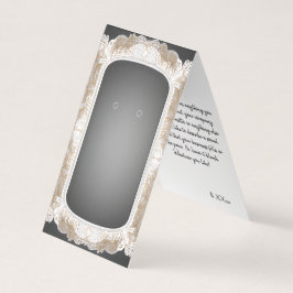 Cartões personalizados de leitura de quadros de re