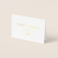 Cartões personalizados de lugar de casamento Cartõ