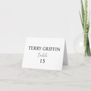 Cartões personalizados de lugar para casamento Car
