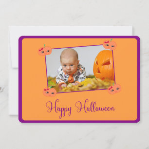 Cartões Personalizados Redondos Feliz Halloween Ad