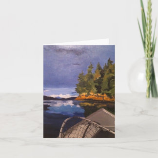 Cartões "pesca má do barco de Alaska do dia "