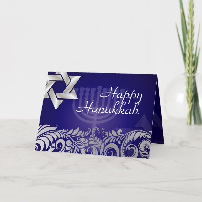 Cartões PixDezines Feliz Hanukkah (Frente)