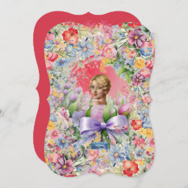 Cartões Planos 10 Vermelhos (Cameo Garden) RFPMDes