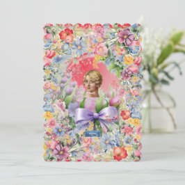 Cartões Planos 11 Vermelho(Cameo Garden) RFPMDesig