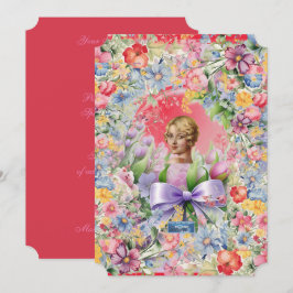 Cartões Planos 12 Vermelhos(Cameo Garden) RFPMDesi