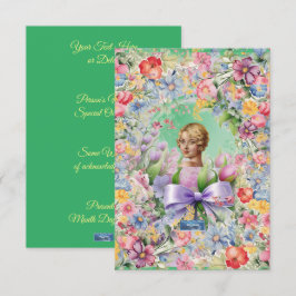 Cartões Planos 1 L-Verde(CameoGarden)RFPMDesigns️2