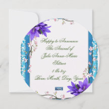 Cartões Planos 3 (PurpleBlossoms) RFPMDesigns  202