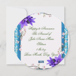 Cartões Planos 3 (PurpleBlossoms) RFPMDesigns 202