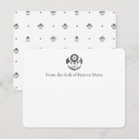 Cartões planos de Impressão de bloco Daffodil pret