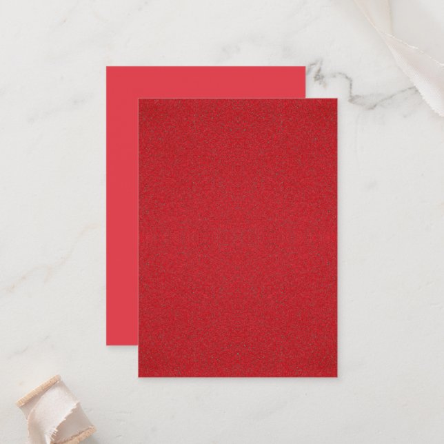 Cartões Planos Vermelho com Duas Cores – Personali (Frente/Verso In Situ)
