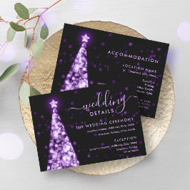 Cartões Pormenores do Casamento Roxo da Árvore do