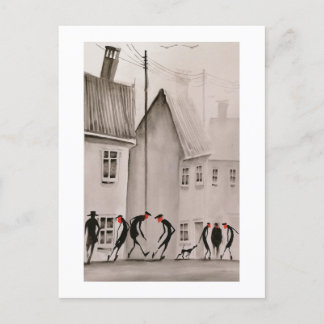 Cartões postais 13 de moradores urbanos