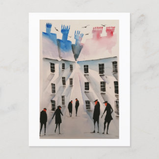 Cartões postais 4 de arte dos moradores urbanos