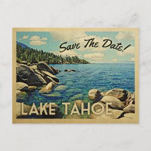 Cartões Postais Antigos Lake Tahoe Save The Date