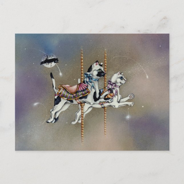 Cartões postais - Carrossel Cats SQ (Frente)