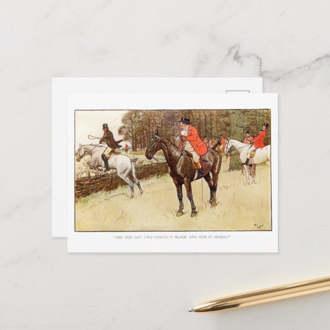 Cartões postais Cecil Aldin (Frente/Verso In Situ)