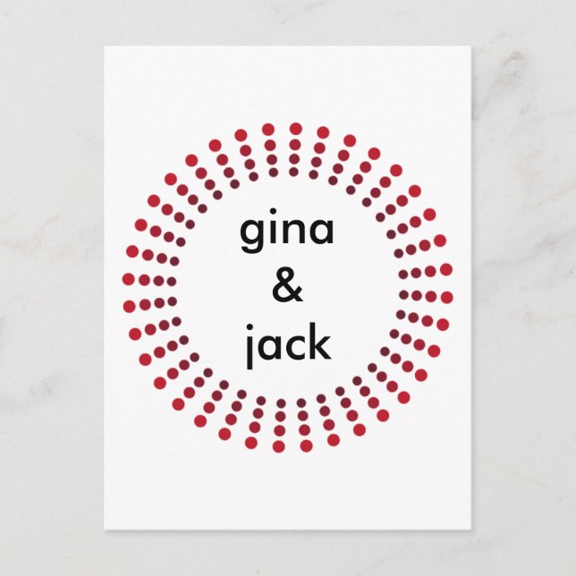 Cartões postais círculos (Frente)