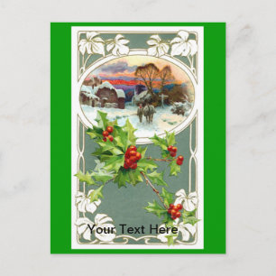 Cartões postais coloridos de Natal