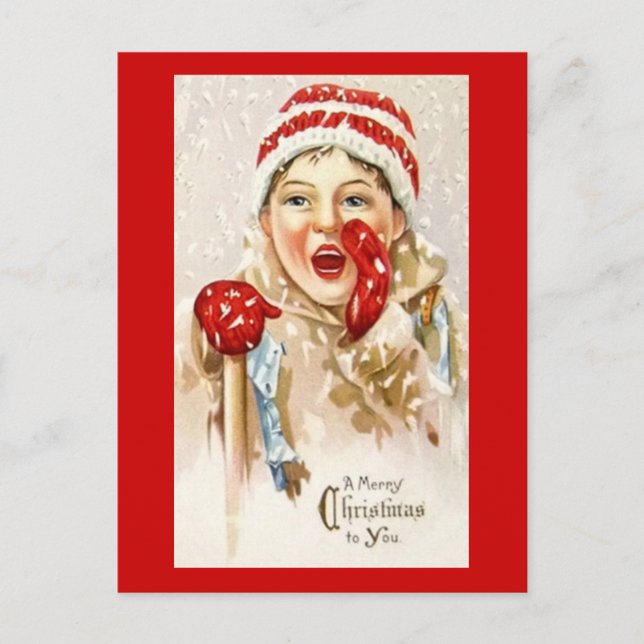 Cartões postais coloridos de Natal (Frente)