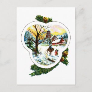 Cartões postais coloridos de Natal