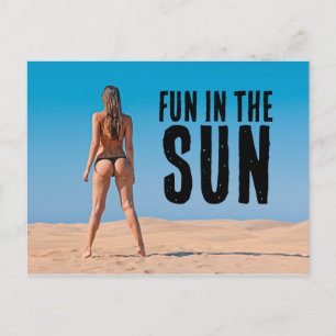 CARTÕES POSTAIS DA GAROTA BIKINI DA G-STRING