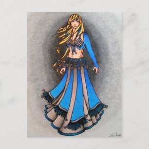 Cartões postais da Libra Bellydancer
