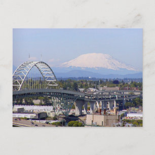 Cartões postais da ponte Mt Rua Helens & Fremont