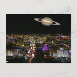 Cartões postais da Saturno e Las Vegas Strip