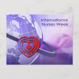 Cartões postais da Semana Internacional de Enferme